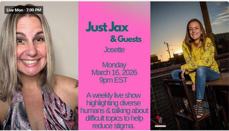 Just Jax & Guest Guest Speaker: Josette Pelatan