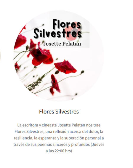 Radioevo: Weekly Poetry from Spain by Josette Pelatan